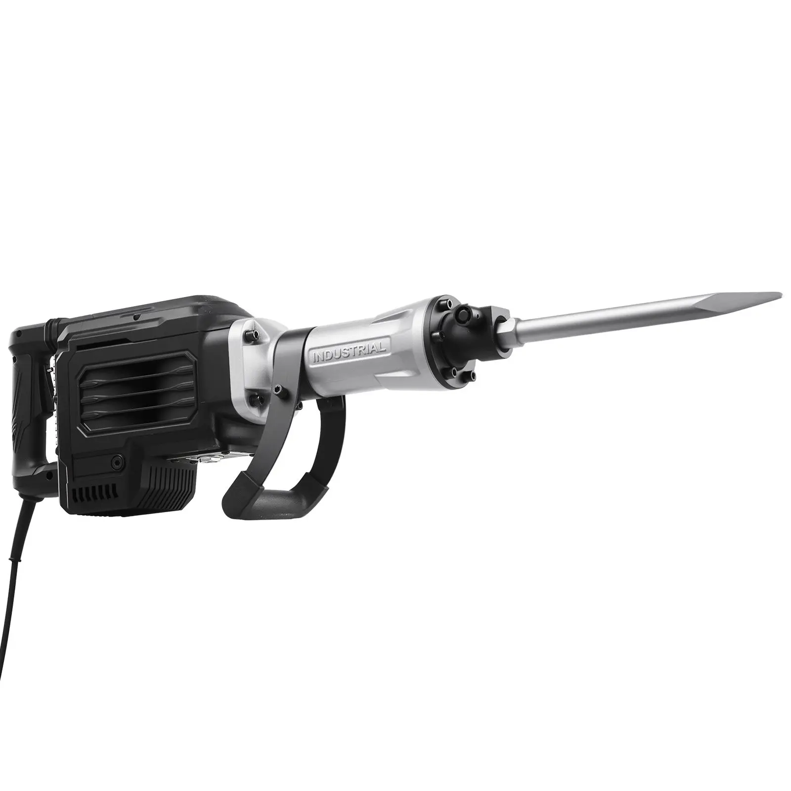 VEVOR Demolition Jack Hammer, 2800 W Powerful Electric Jackhammer, 1200 BPM Concrete Breaker with 3 Chisels, a Clay Spade, Carrying Case, Gloves, for Concrete, Wall, Brick, Tile and Foundation - Image 9