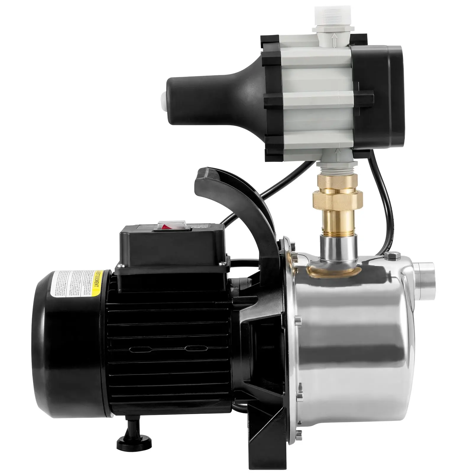 VEVOR Shallow Well Pump, 1HP 115V, 1200 GPH 145 ft Head, Portable Stainless Steel Sprinkler Booster Jet Pumps with Automatic Controller for Garden Lawn Irrigation system, Water Transfer - Image 11