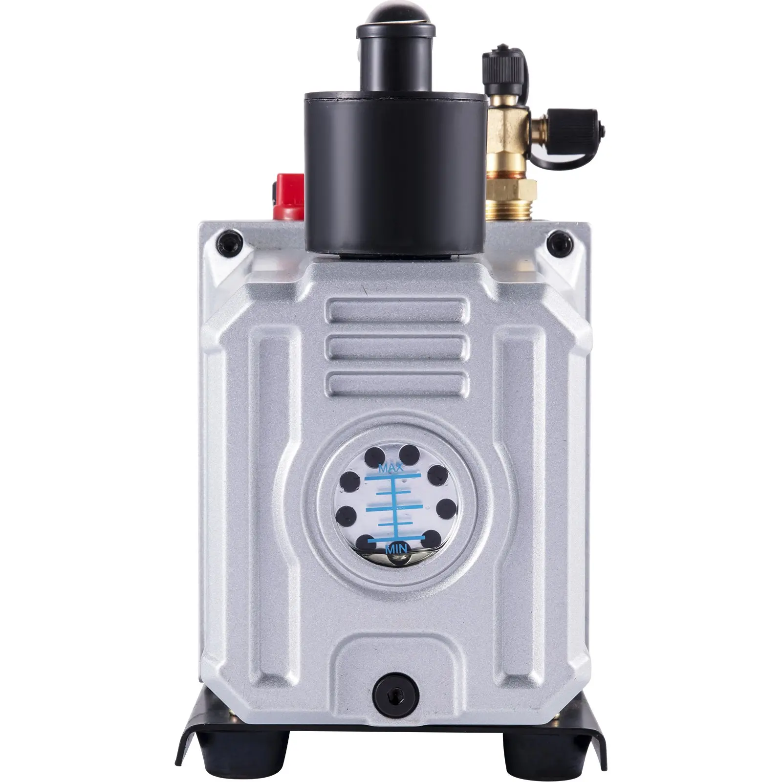 VEVOR Vacuum Pump 12CFM 1 HP Single Stage Air Conditioning Vacuum Pump 110V 5PA Ultimate Vacuum Refrigerant HVAC Air Tool Rotary Vane Vacuum Pump for Automobile Vacuum Evacuation (1-Stage, 12CFM) - Image 10