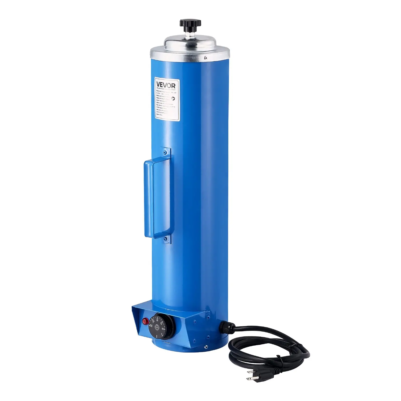 VEVOR Portable Welding Rod Oven, 10LBS Capacity Electrodes Drying Oven 230W 120V, 86 to 302 Adjustable Welding Rods Dryer for 18-inch Stick Electrodes - with Easy-to-Carry Side Handle - Image 8