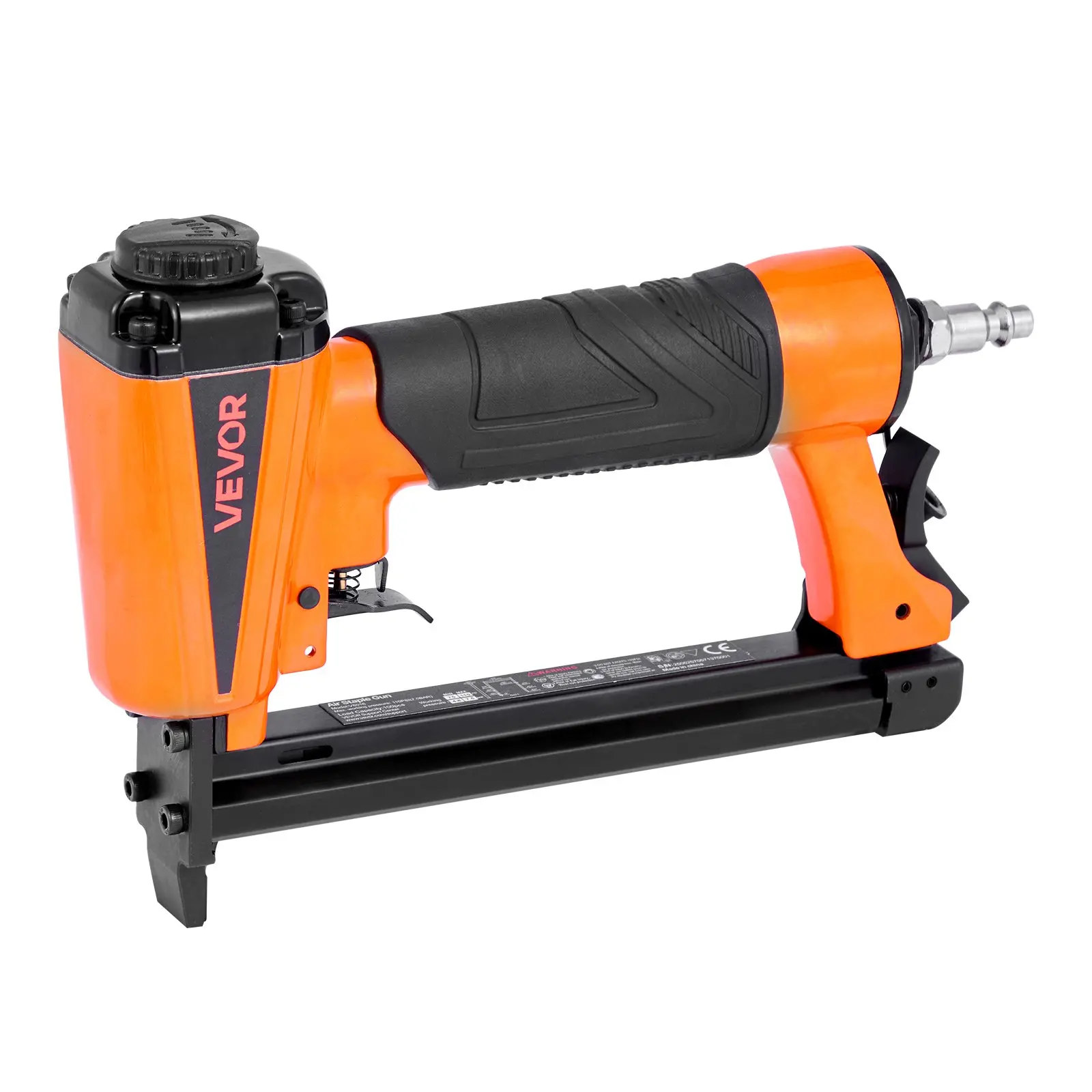 VEVOR Pneumatic Staple Gun, 21 Gauge Pneumatic Upholstery Stapler for 80 Series 1/2-inch Crown 1/4"-5/8" Length Staples, 70-110 PSI Air Staple Gun for Woodworking, Upholstering, Crafts, DIY Projects - Image 8
